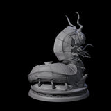 Slivering Carrion Crawler Miniature for Dungeons and Dragons, Pathfinder or other TTRPGs