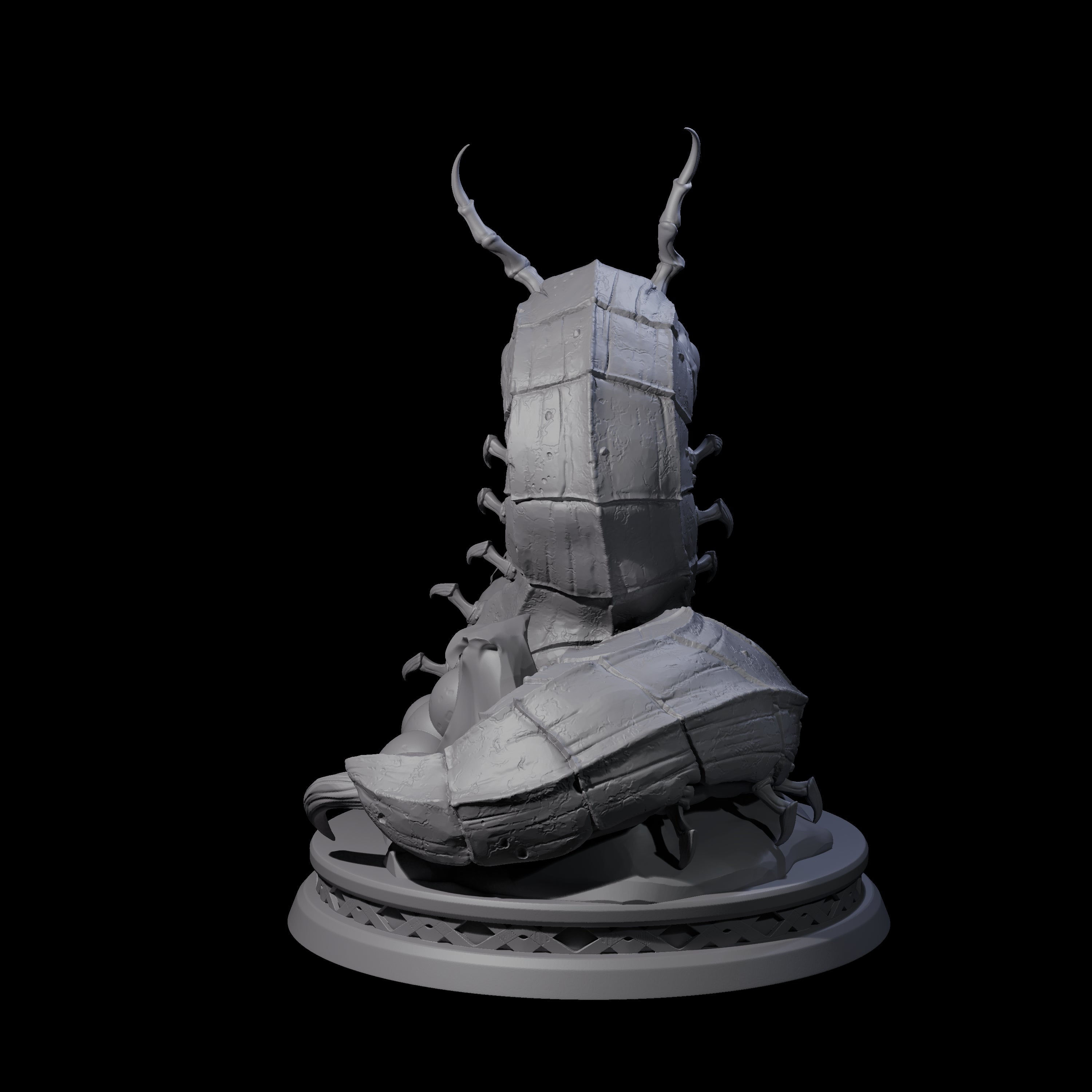 Slivering Carrion Crawler Miniature for Dungeons and Dragons, Pathfinder or other TTRPGs