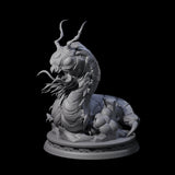 Slivering Carrion Crawler Miniature for Dungeons and Dragons, Pathfinder or other TTRPGs