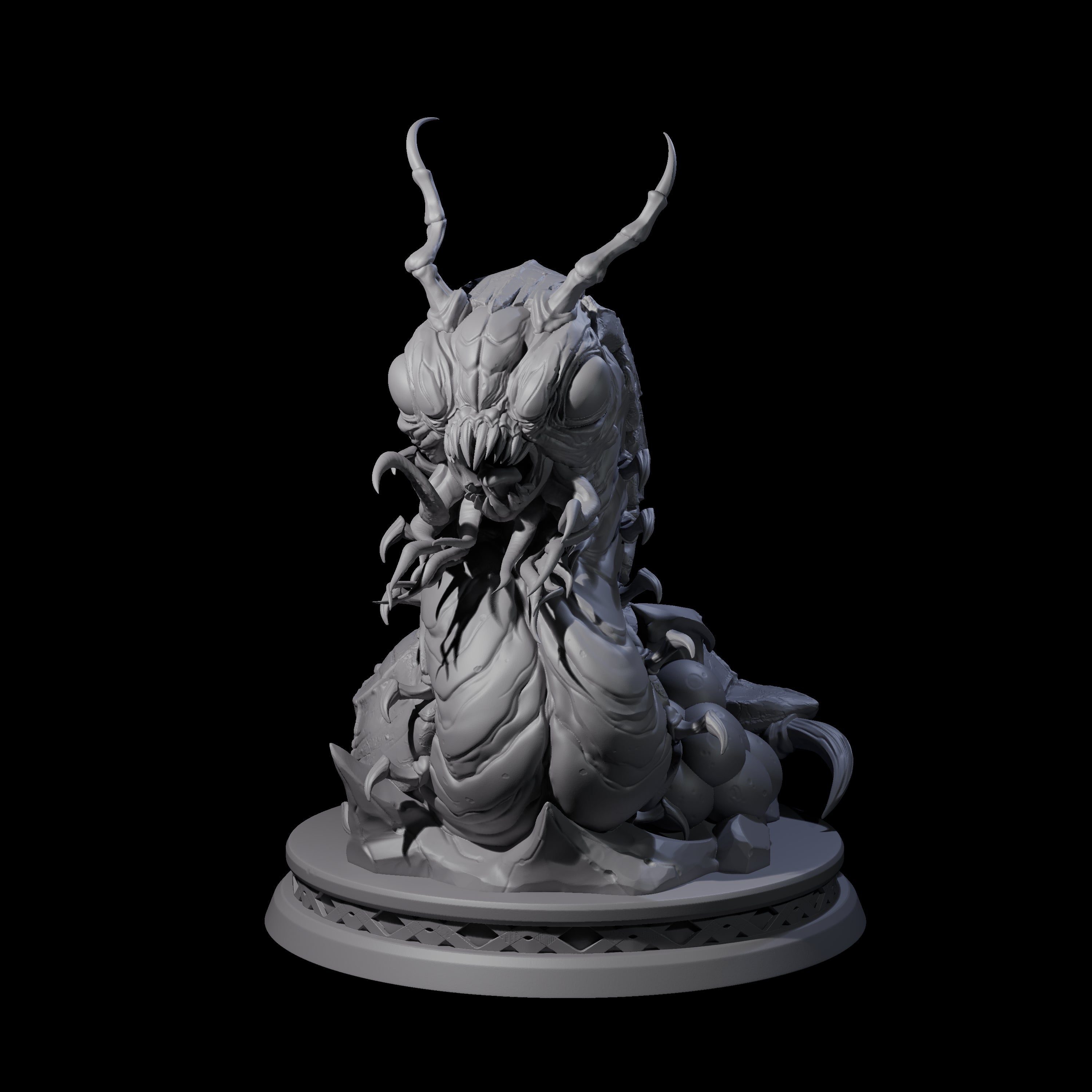Slivering Carrion Crawler Miniature for Dungeons and Dragons, Pathfinder or other TTRPGs