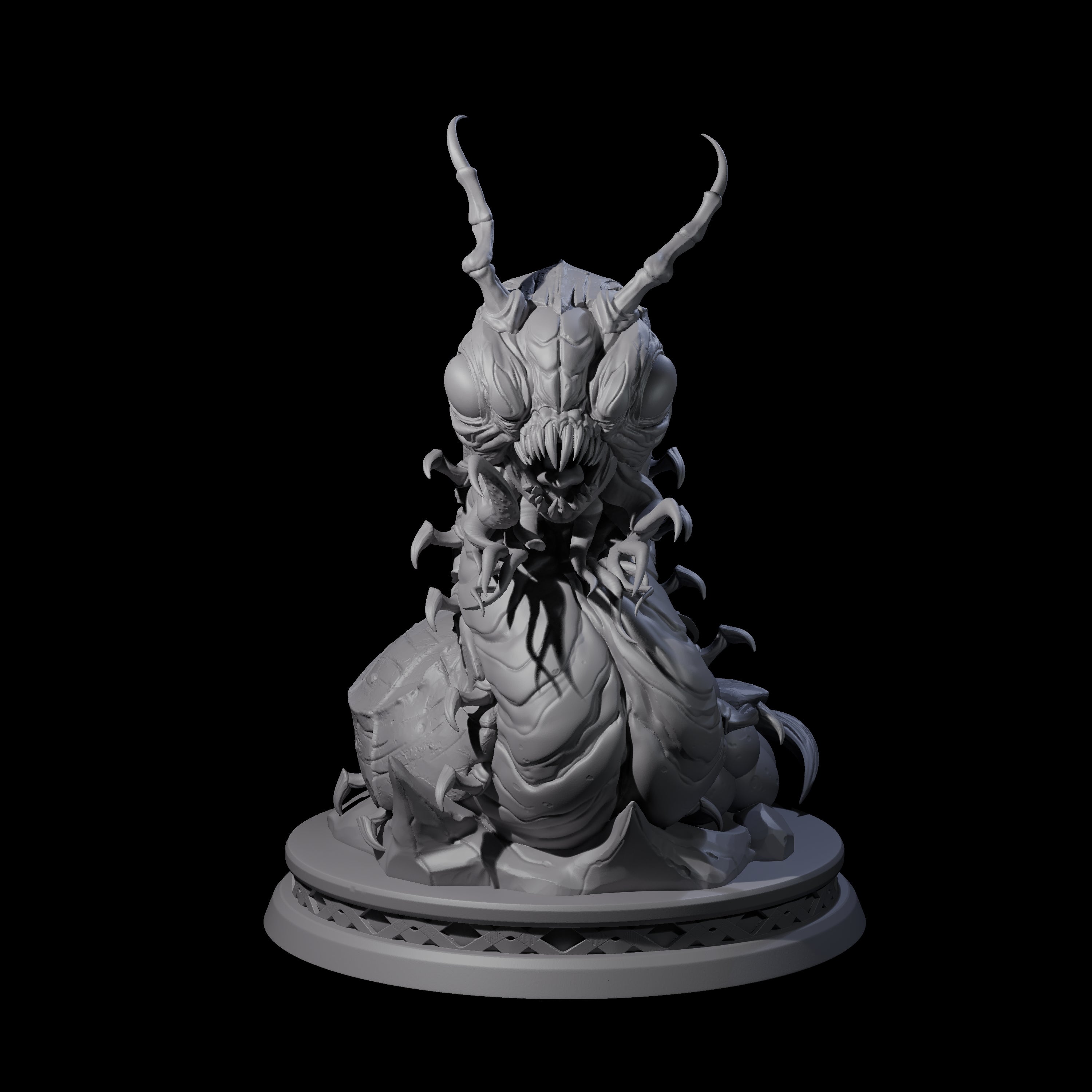 Slivering Carrion Crawler Miniature for Dungeons and Dragons, Pathfinder or other TTRPGs