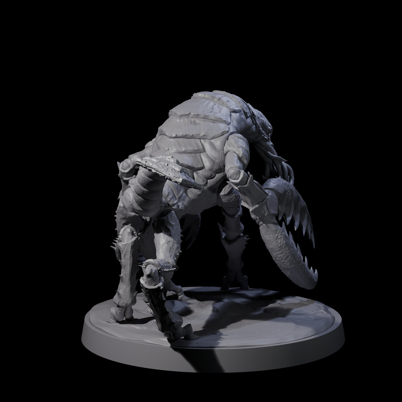 Slobbering Chuul B Miniature for Dungeons and Dragons, Pathfinder or other TTRPGs