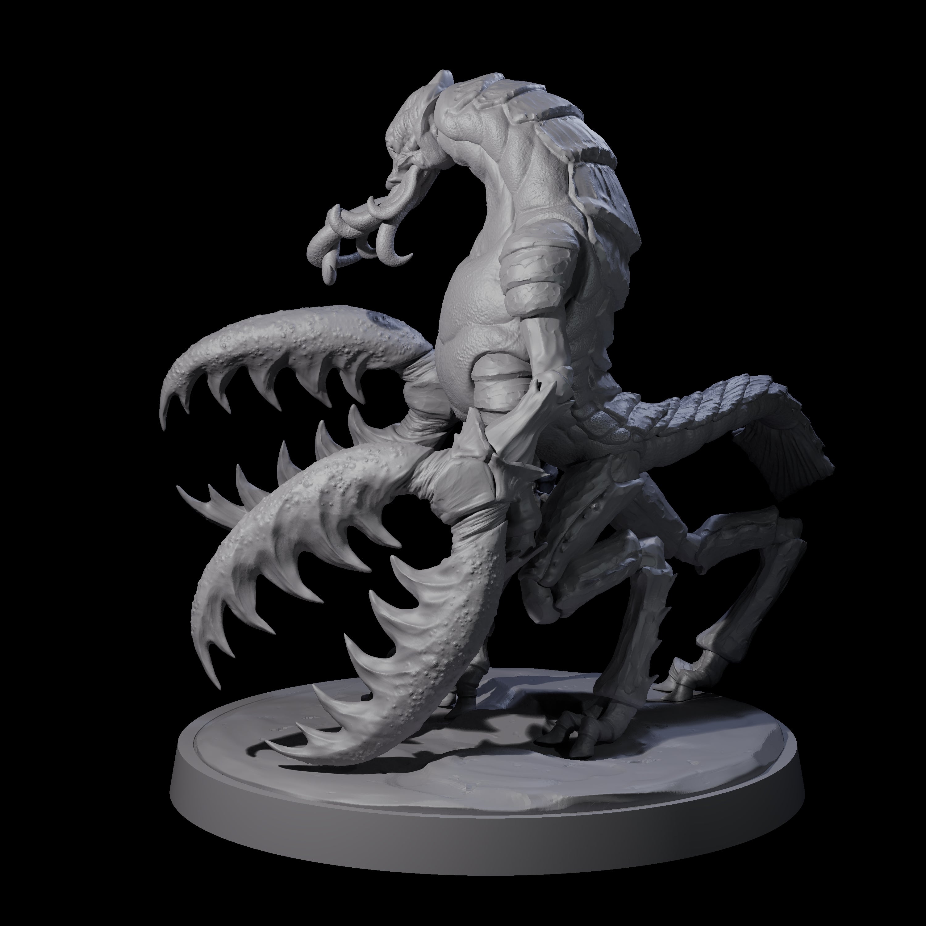Slobbering Chuul C Miniature for Dungeons and Dragons, Pathfinder or other TTRPGs