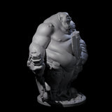 Slopping Zombie Butcher Miniature for Dungeons and Dragons, Pathfinder or other TTRPGs