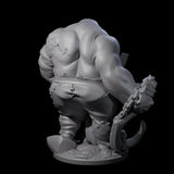 Slopping Zombie Butcher Miniature for Dungeons and Dragons, Pathfinder or other TTRPGs