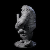 Slopping Zombie Butcher Miniature for Dungeons and Dragons, Pathfinder or other TTRPGs