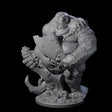 Slopping Zombie Butcher Miniature for Dungeons and Dragons, Pathfinder or other TTRPGs