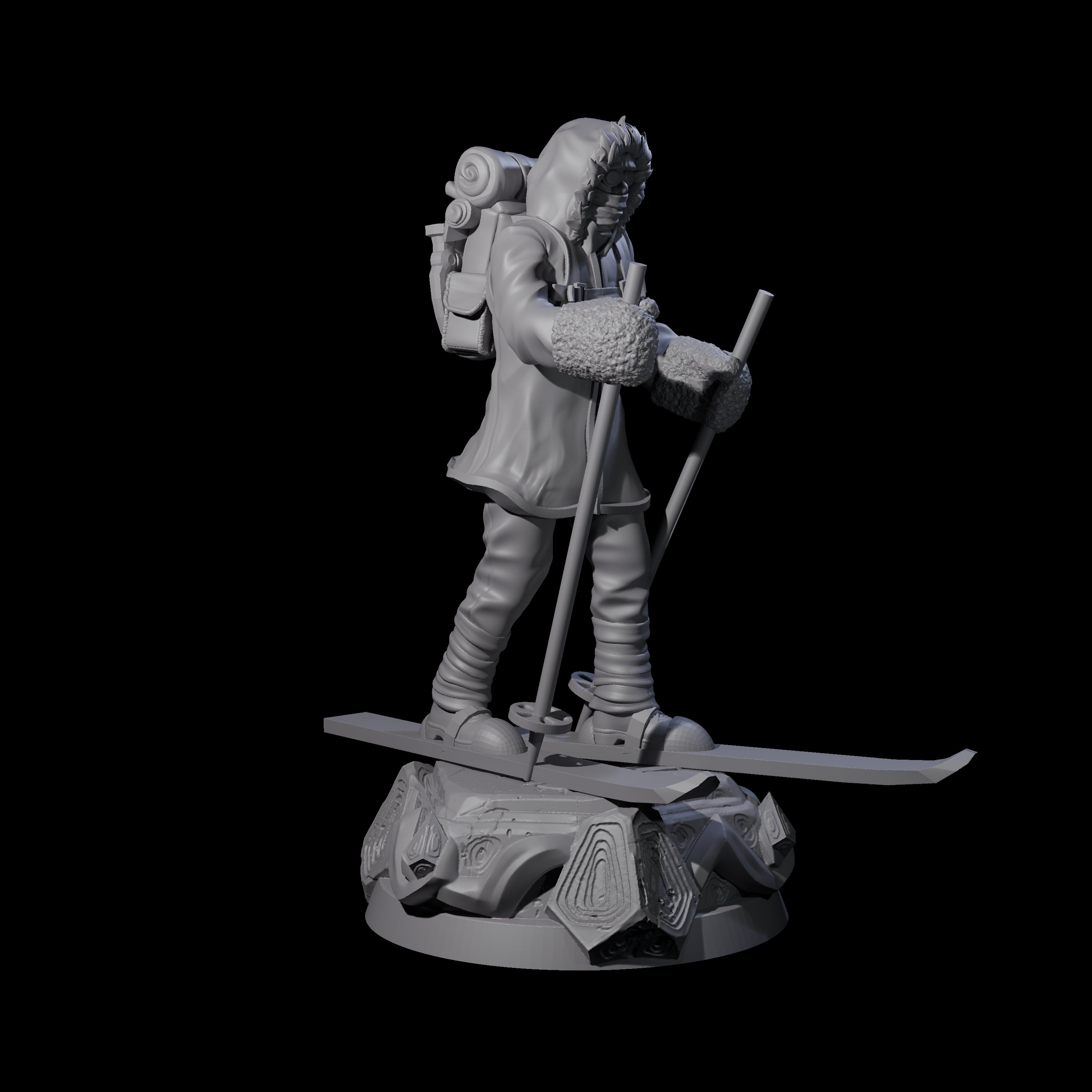 Slow Going Human Investigator Miniature for Dungeons and Dragons, Pathfinder or other TTRPGs