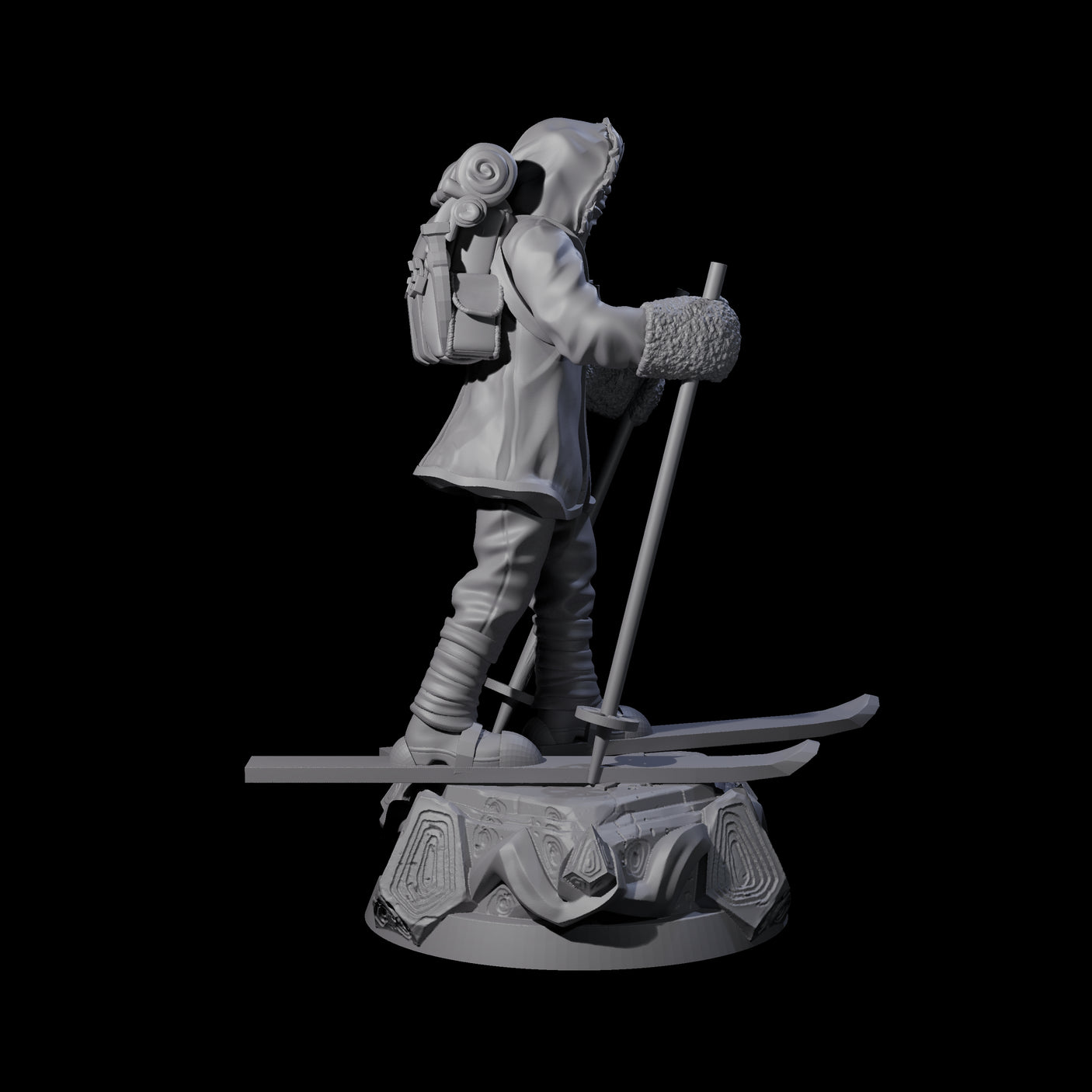 Slow Going Human Investigator Miniature for Dungeons and Dragons, Pathfinder or other TTRPGs