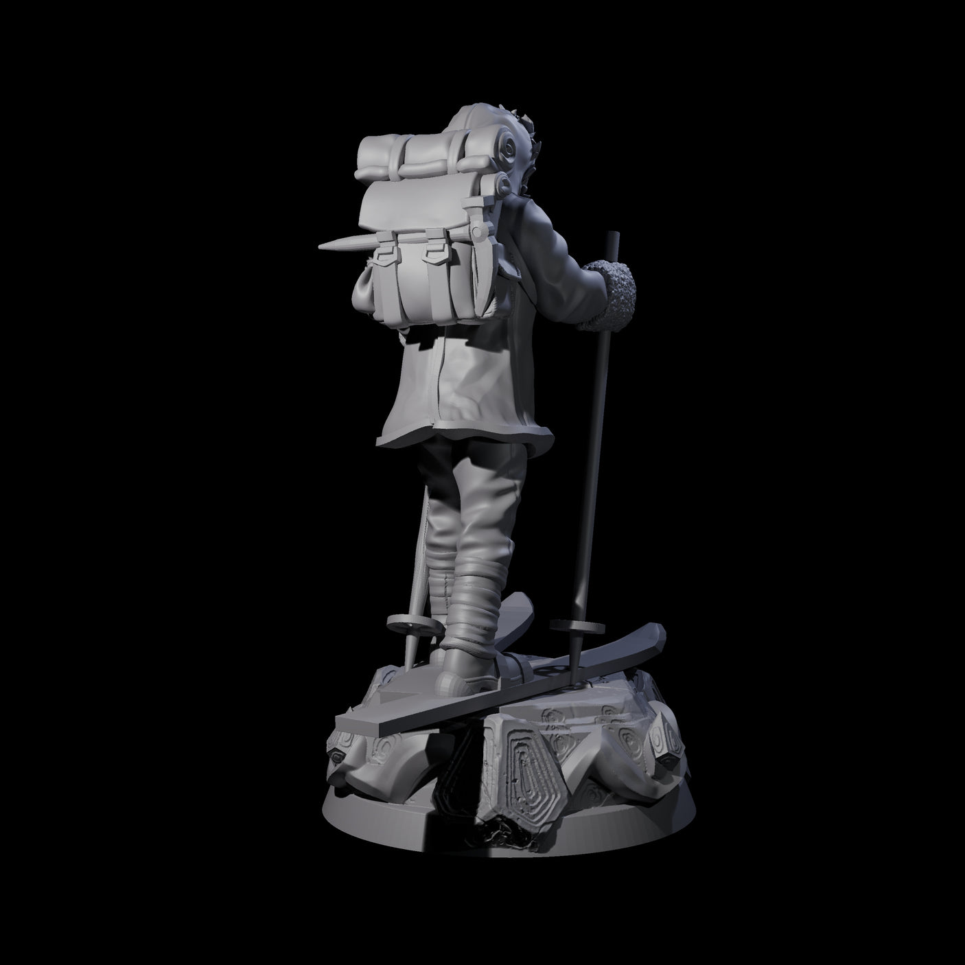Slow Going Human Investigator Miniature for Dungeons and Dragons, Pathfinder or other TTRPGs