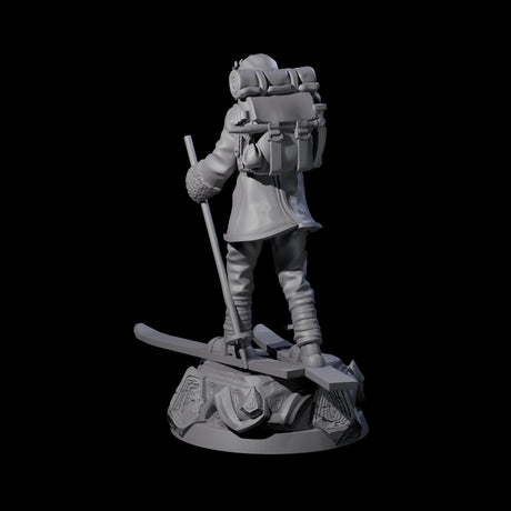 Slow Going Human Investigator Miniature for Dungeons and Dragons, Pathfinder or other TTRPGs