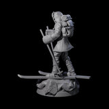 Slow Going Human Investigator Miniature for Dungeons and Dragons, Pathfinder or other TTRPGs