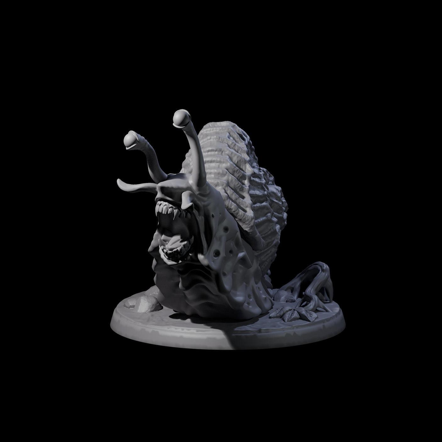 Sluggish Giant Snail A Miniature for Dungeons and Dragons, Pathfinder or other TTRPGs