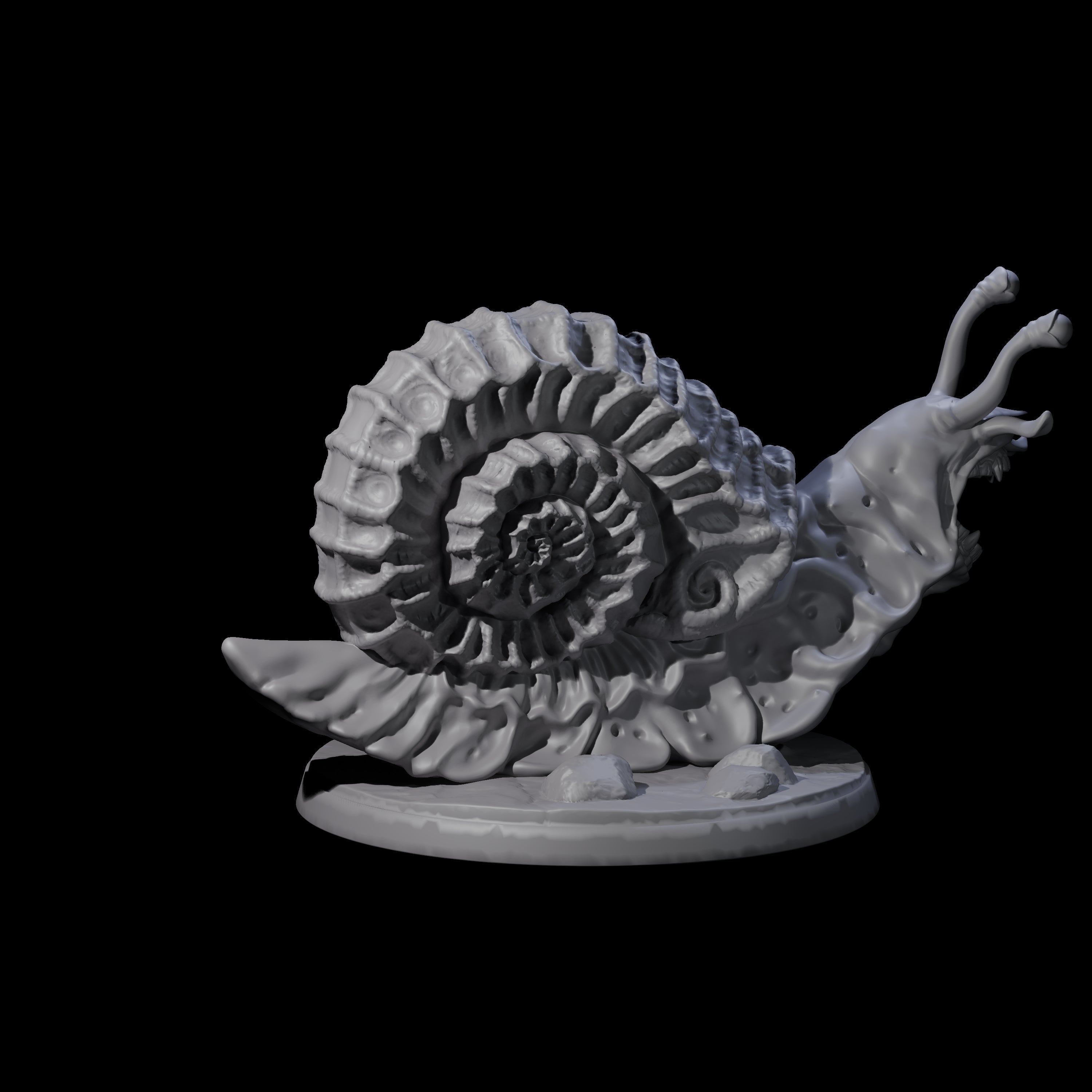 Sluggish Giant Snail A Miniature for Dungeons and Dragons, Pathfinder or other TTRPGs