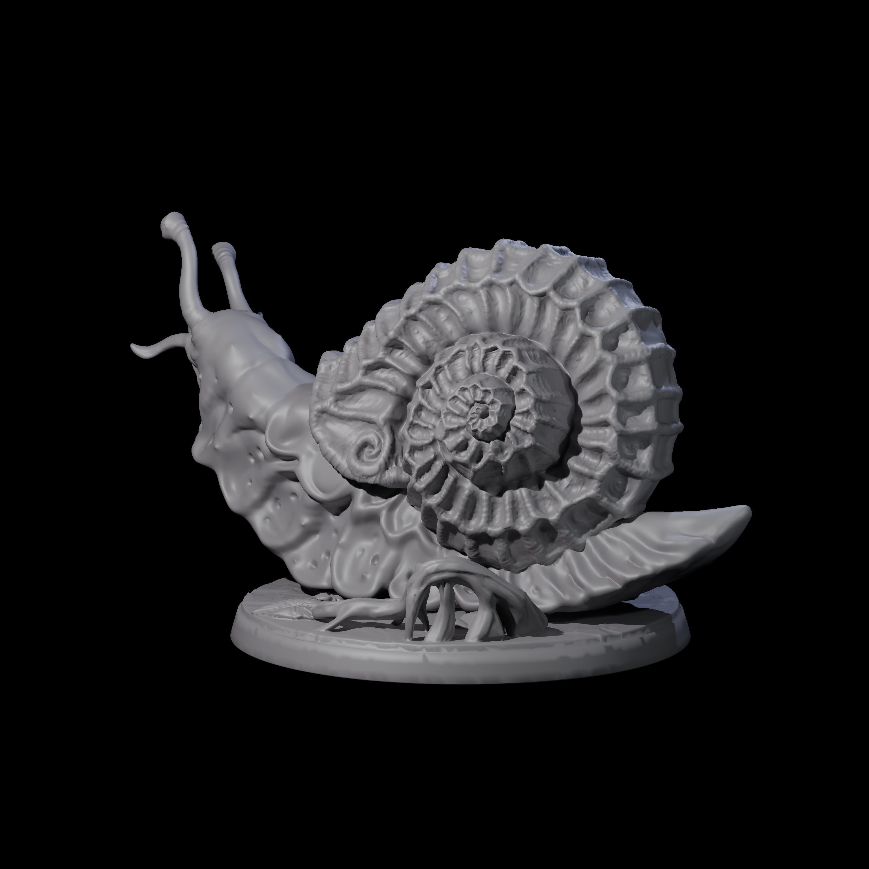 Sluggish Giant Snail A Miniature for Dungeons and Dragons, Pathfinder or other TTRPGs