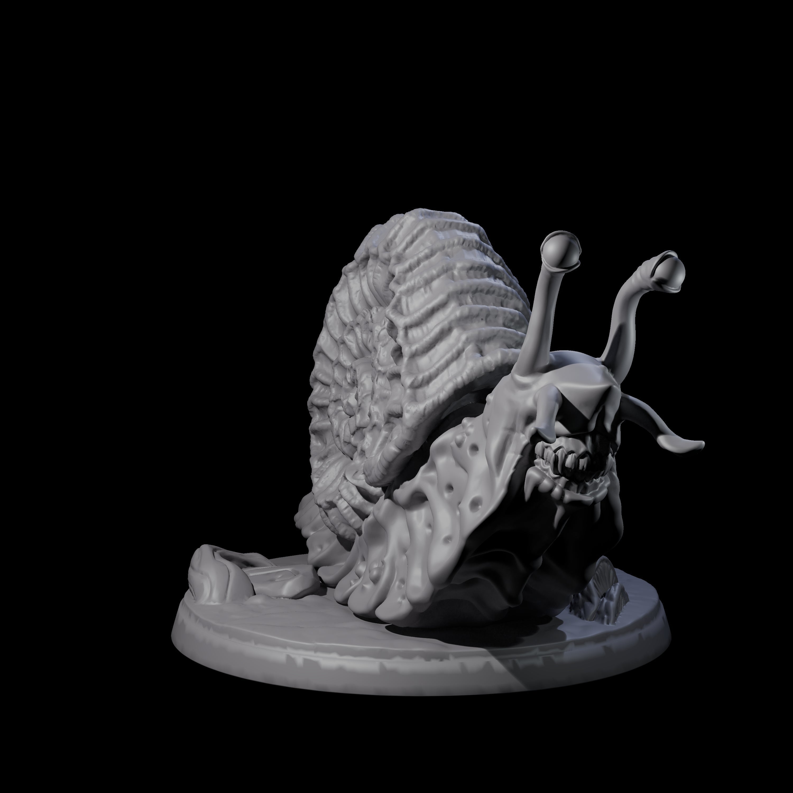 Sluggish Giant Snail B Miniature for Dungeons and Dragons, Pathfinder or other TTRPGs