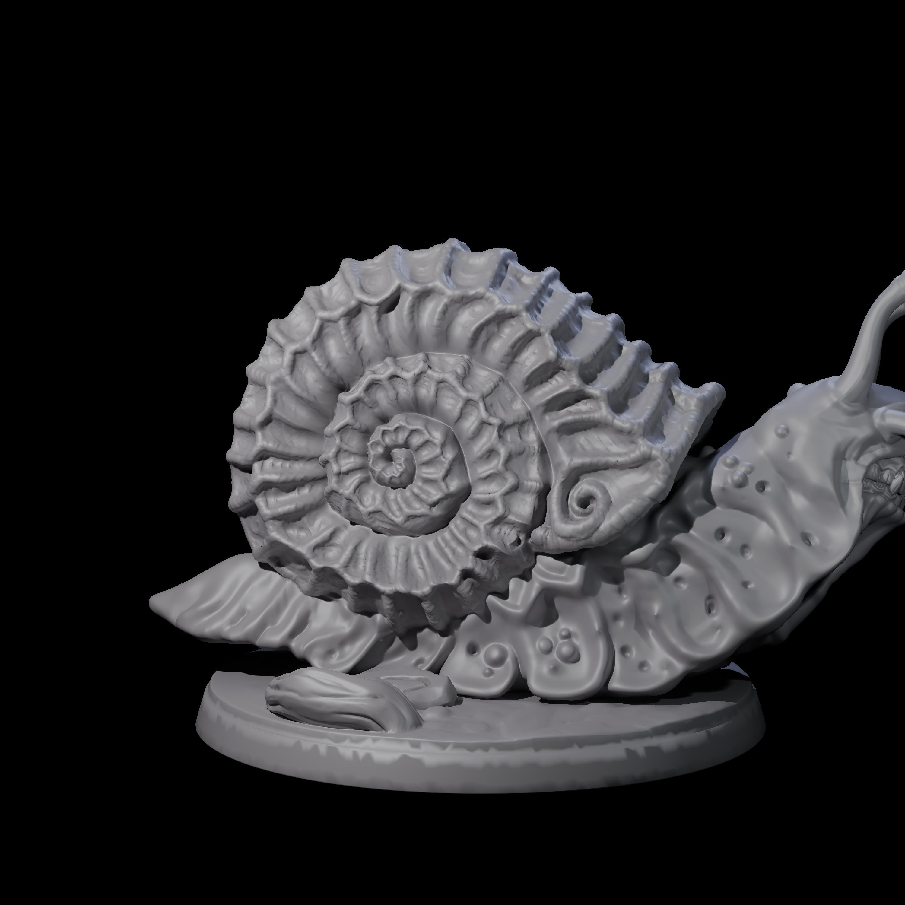 Sluggish Giant Snail B Miniature for Dungeons and Dragons, Pathfinder or other TTRPGs