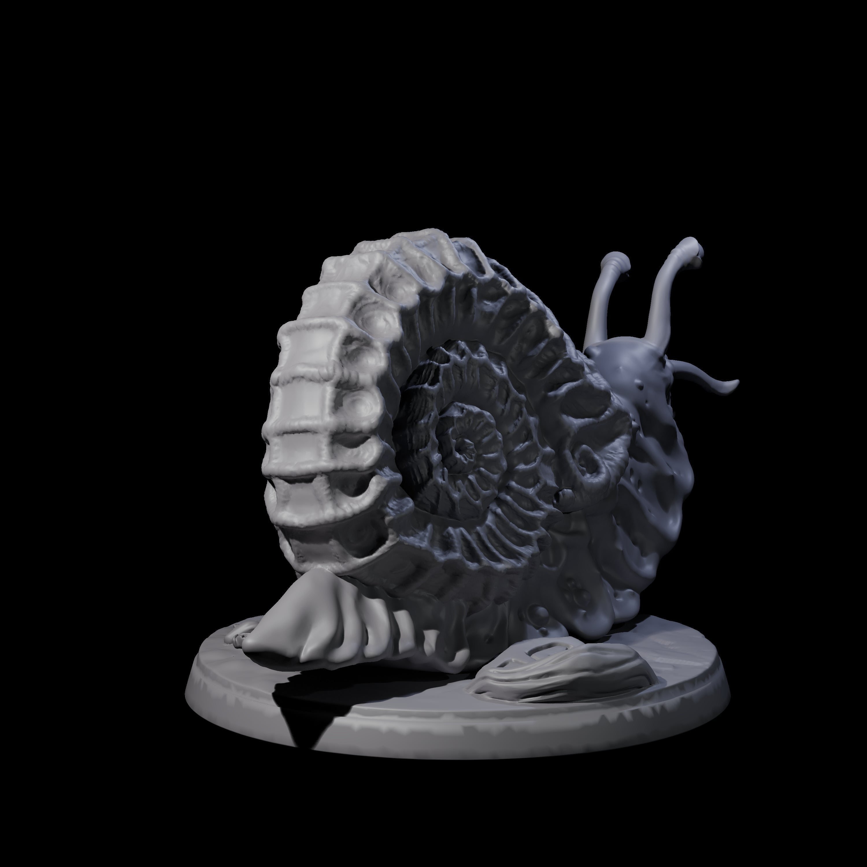 Sluggish Giant Snail B Miniature for Dungeons and Dragons, Pathfinder or other TTRPGs