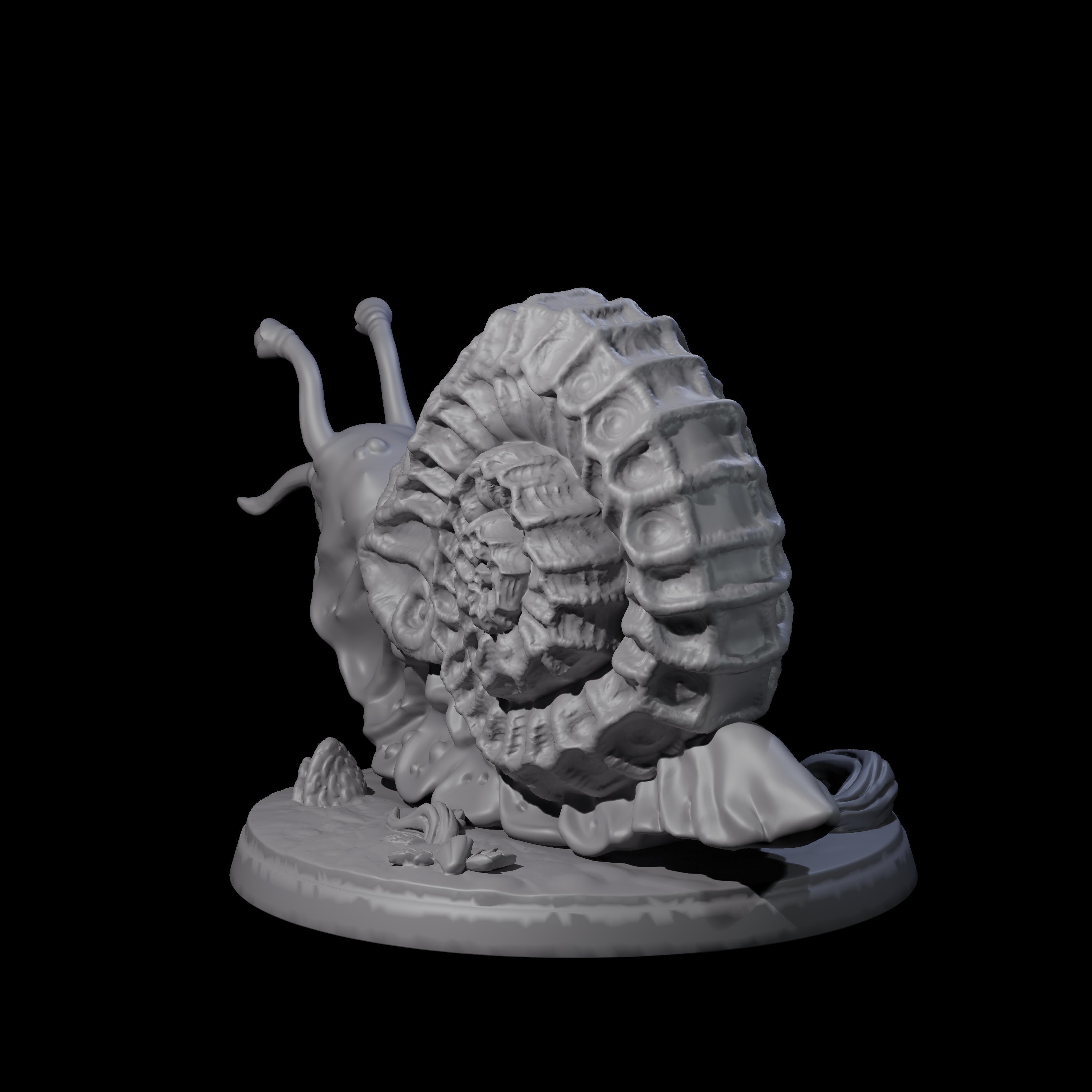 Sluggish Giant Snail B Miniature for Dungeons and Dragons, Pathfinder or other TTRPGs