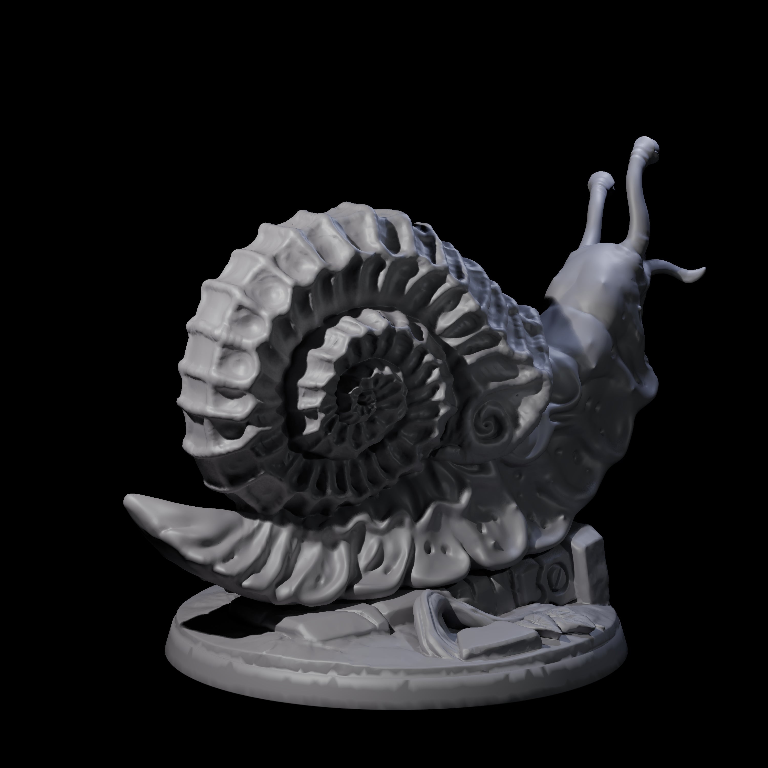 Sluggish Giant Snail C Miniature for Dungeons and Dragons, Pathfinder or other TTRPGs