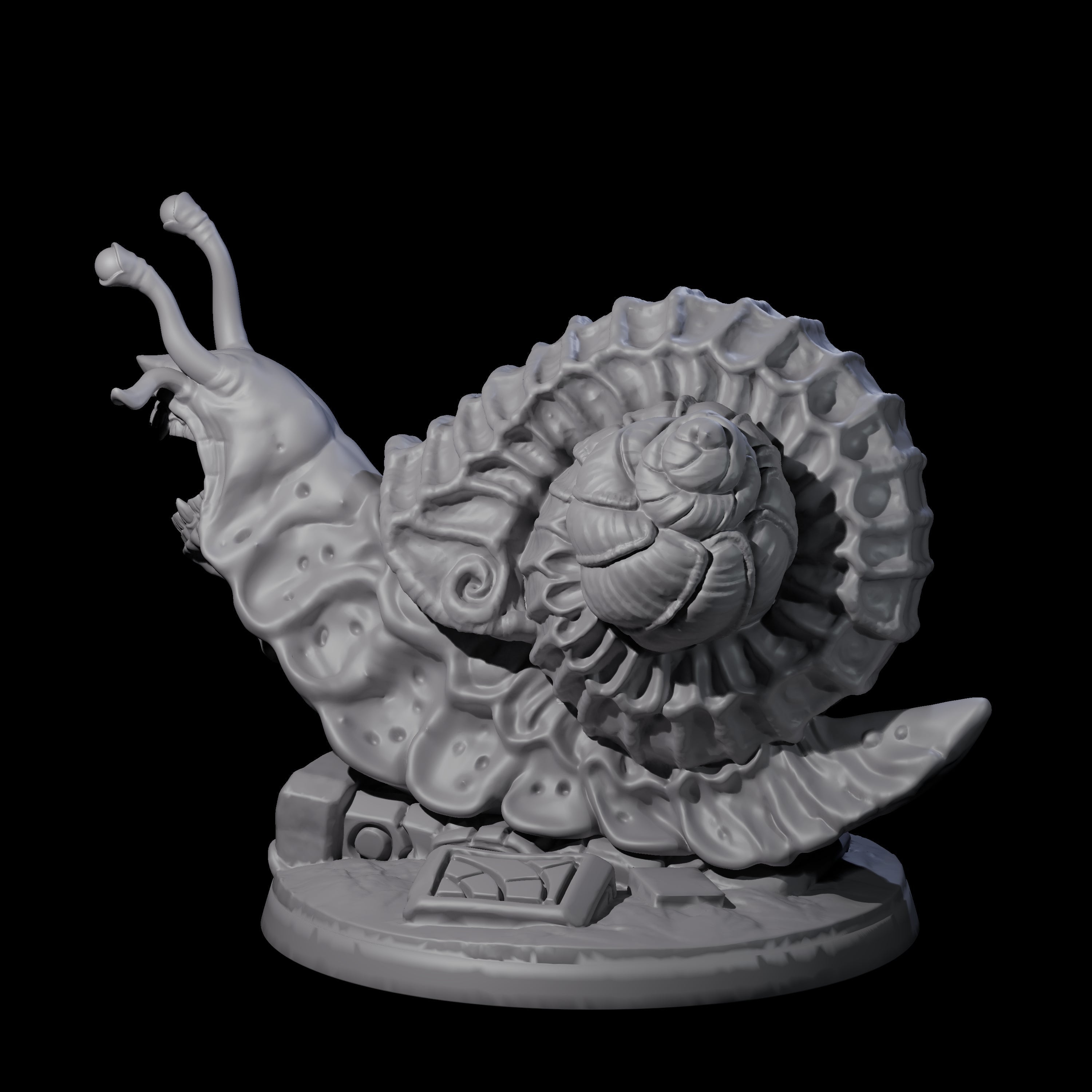 Sluggish Giant Snail C Miniature for Dungeons and Dragons, Pathfinder or other TTRPGs