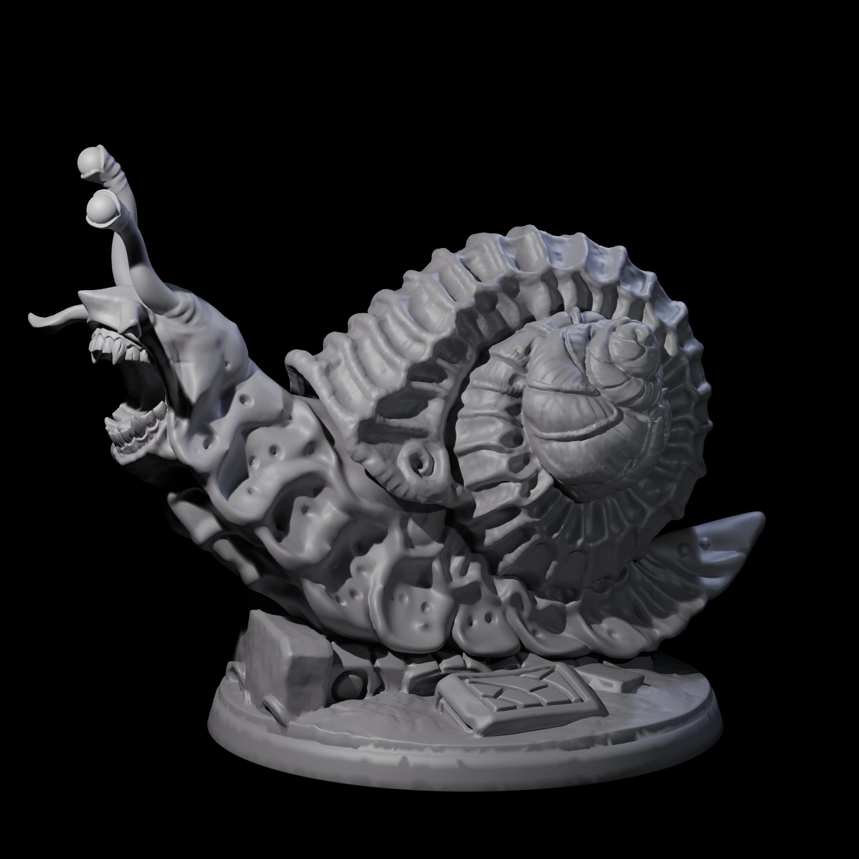 Sluggish Giant Snail C Miniature for Dungeons and Dragons, Pathfinder or other TTRPGs