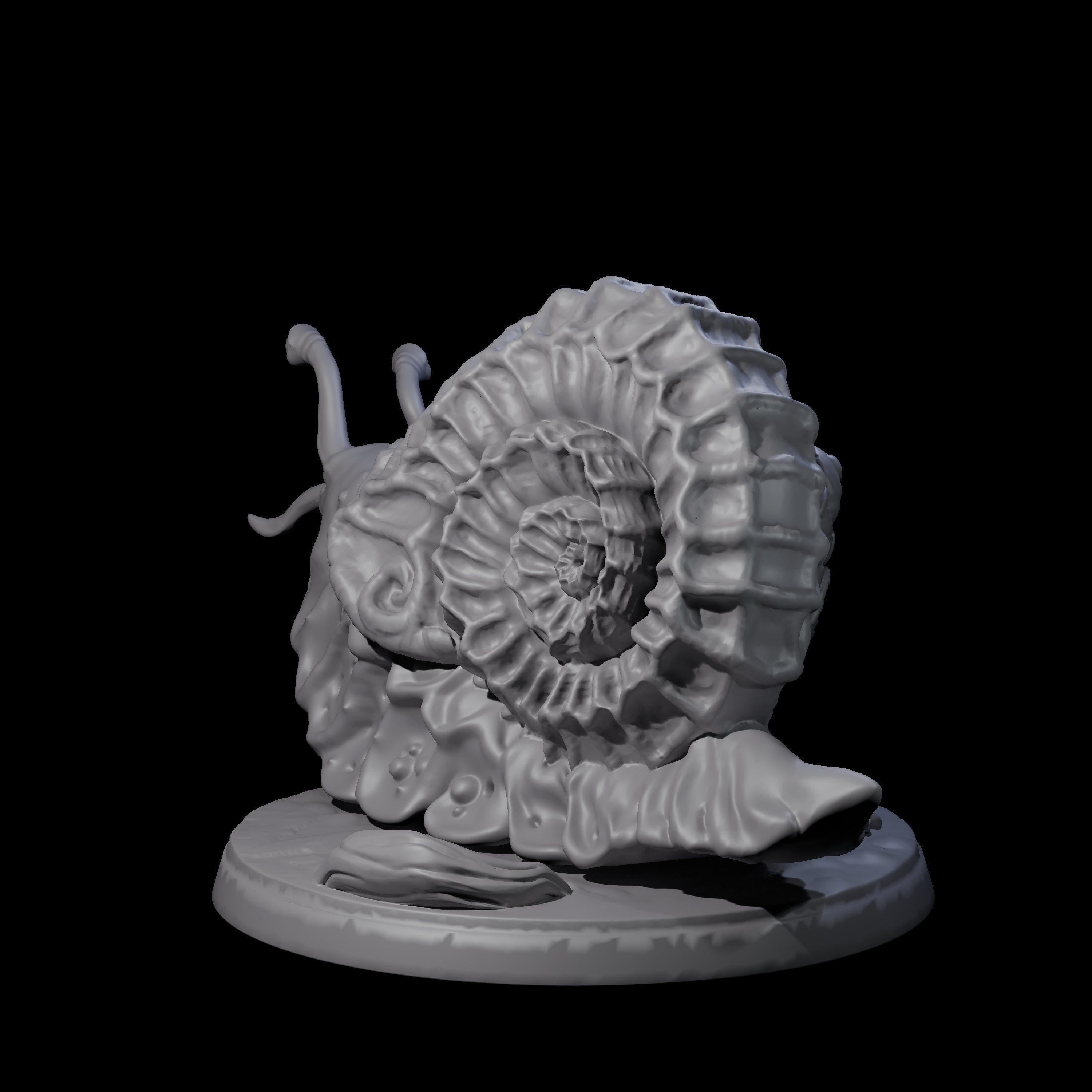 Sluggish Giant Snail D Miniature for Dungeons and Dragons, Pathfinder or other TTRPGs