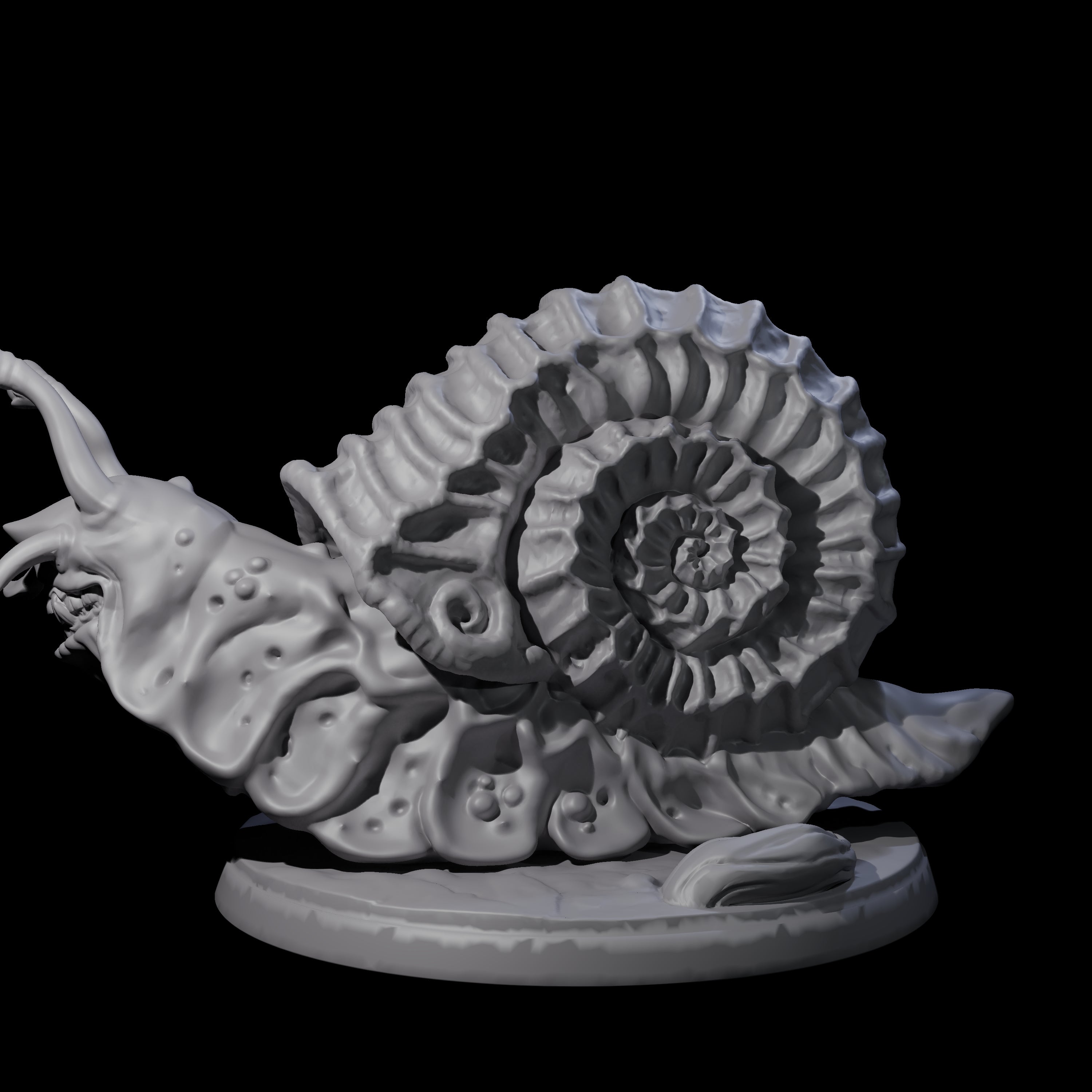 Sluggish Giant Snail D Miniature for Dungeons and Dragons, Pathfinder or other TTRPGs