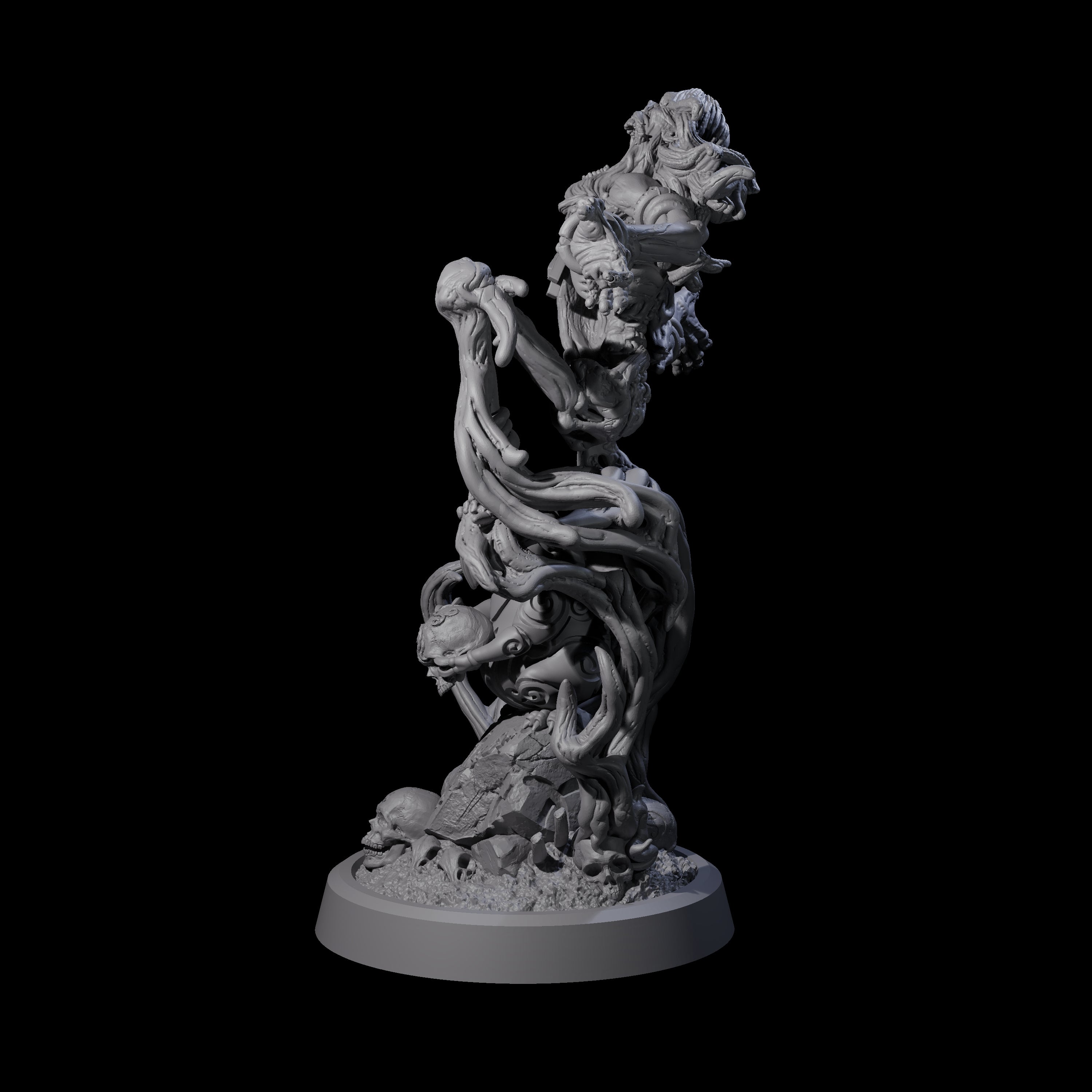 Small Owl-like Kenku Shaman A Miniature for Dungeons and Dragons, Pathfinder or other TTRPGs