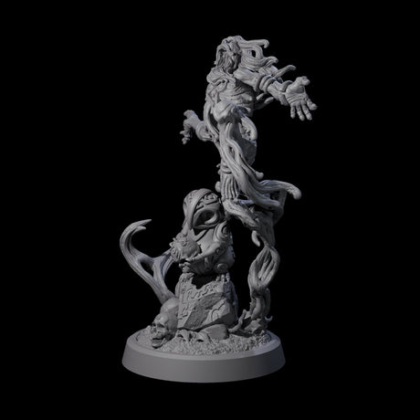Small Owl-like Kenku Shaman A Miniature for Dungeons and Dragons, Pathfinder or other TTRPGs