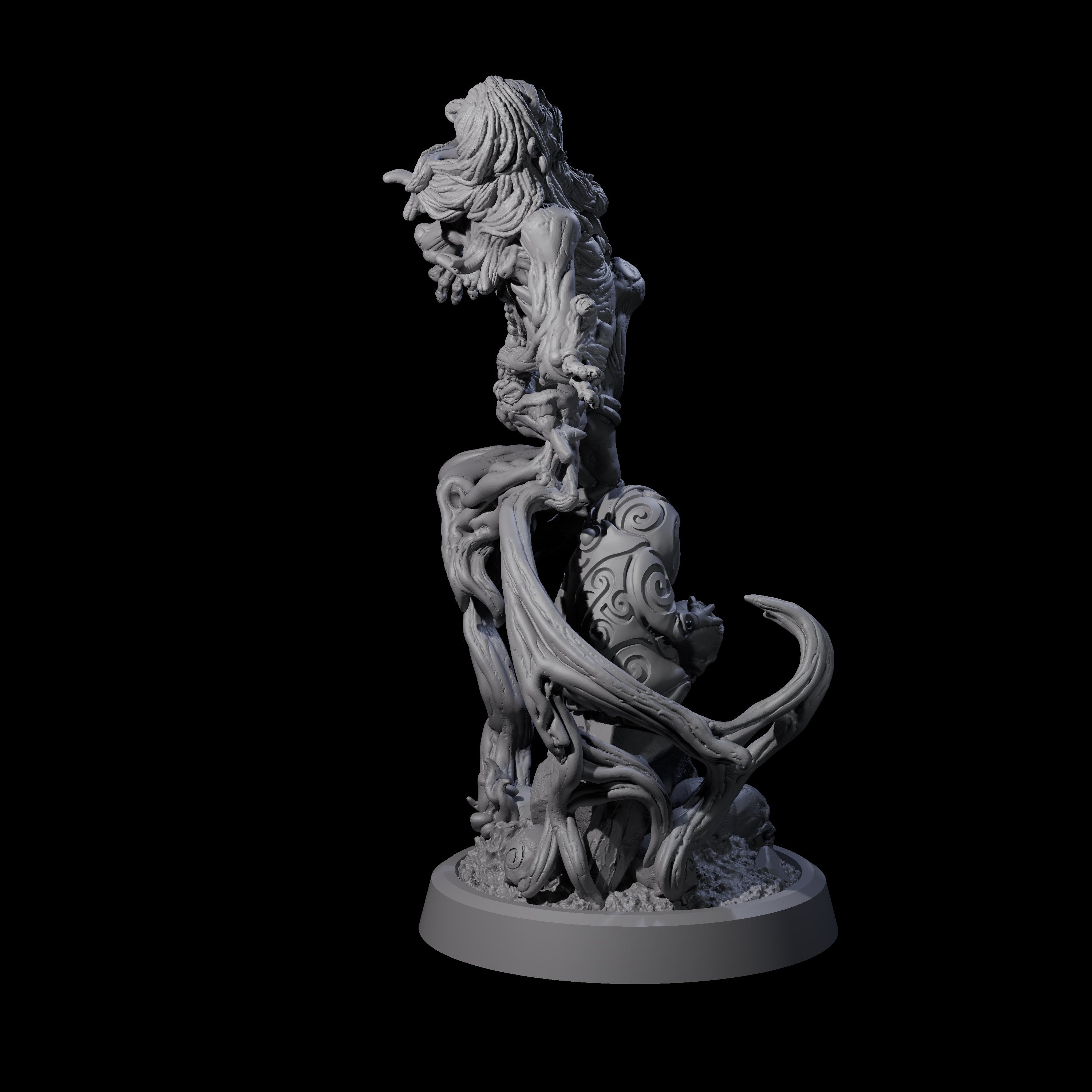 Small Owl-like Kenku Shaman A Miniature for Dungeons and Dragons, Pathfinder or other TTRPGs