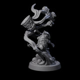Small Owl-like Kenku Shaman B Miniature for Dungeons and Dragons, Pathfinder or other TTRPGs