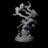 Small Owl-like Kenku Shaman B Miniature for Dungeons and Dragons, Pathfinder or other TTRPGs