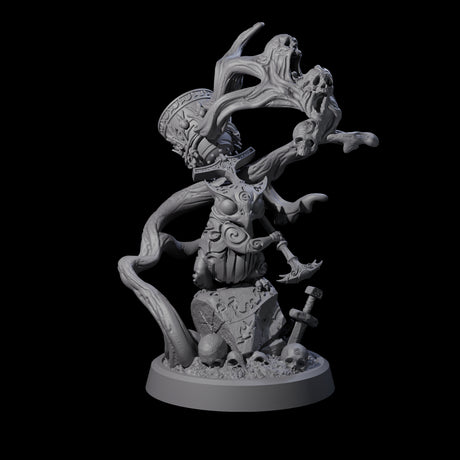 Small Owl-like Kenku Shaman B Miniature for Dungeons and Dragons, Pathfinder or other TTRPGs