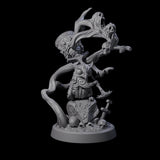 Small Owl-like Kenku Shaman B Miniature for Dungeons and Dragons, Pathfinder or other TTRPGs