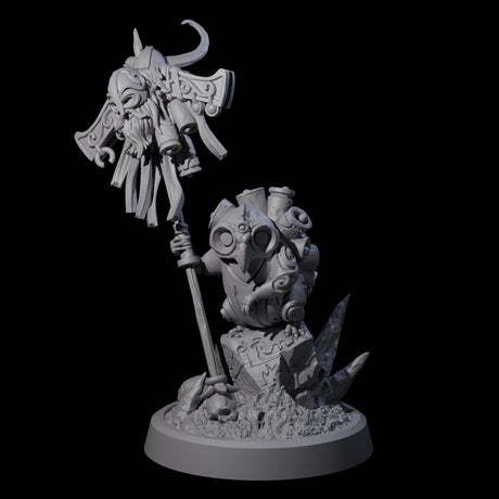 Small Owl-like Kenku Shaman C Miniature for Dungeons and Dragons, Pathfinder or other TTRPGs