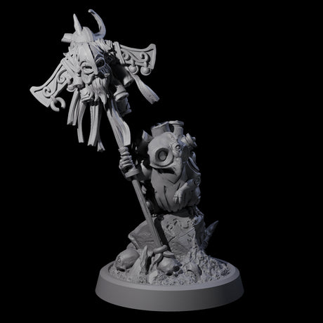 Small Owl-like Kenku Shaman C Miniature for Dungeons and Dragons, Pathfinder or other TTRPGs