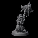 Small Owl-like Kenku Shaman C Miniature for Dungeons and Dragons, Pathfinder or other TTRPGs