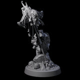 Small Owl-like Kenku Shaman C Miniature for Dungeons and Dragons, Pathfinder or other TTRPGs