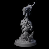 Small Owl-like Kenku Shaman C Miniature for Dungeons and Dragons, Pathfinder or other TTRPGs