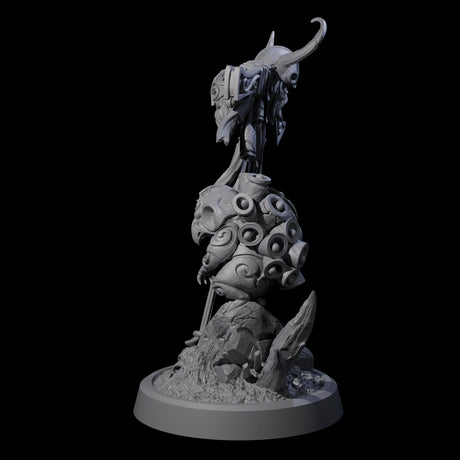 Small Owl-like Kenku Shaman C Miniature for Dungeons and Dragons, Pathfinder or other TTRPGs