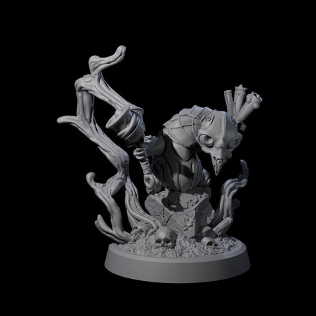 Small Owl-like Kenku Shaman D Miniature for Dungeons and Dragons, Pathfinder or other TTRPGs