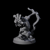 Small Owl-like Kenku Shaman D Miniature for Dungeons and Dragons, Pathfinder or other TTRPGs