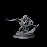 Small Ratfolk Rogue Miniature for Dungeons and Dragons, Pathfinder or other TTRPGs