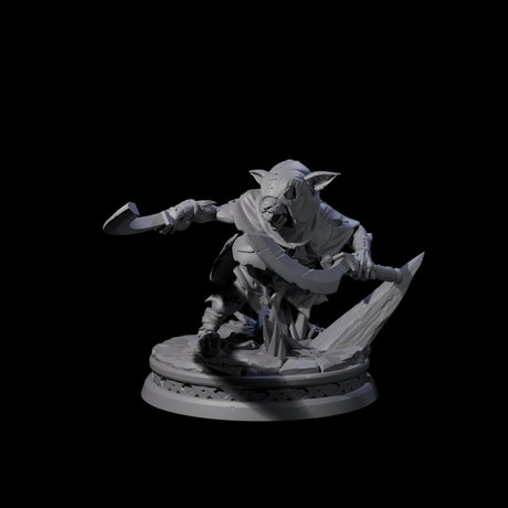 Small Ratfolk Rogue Miniature for Dungeons and Dragons, Pathfinder or other TTRPGs