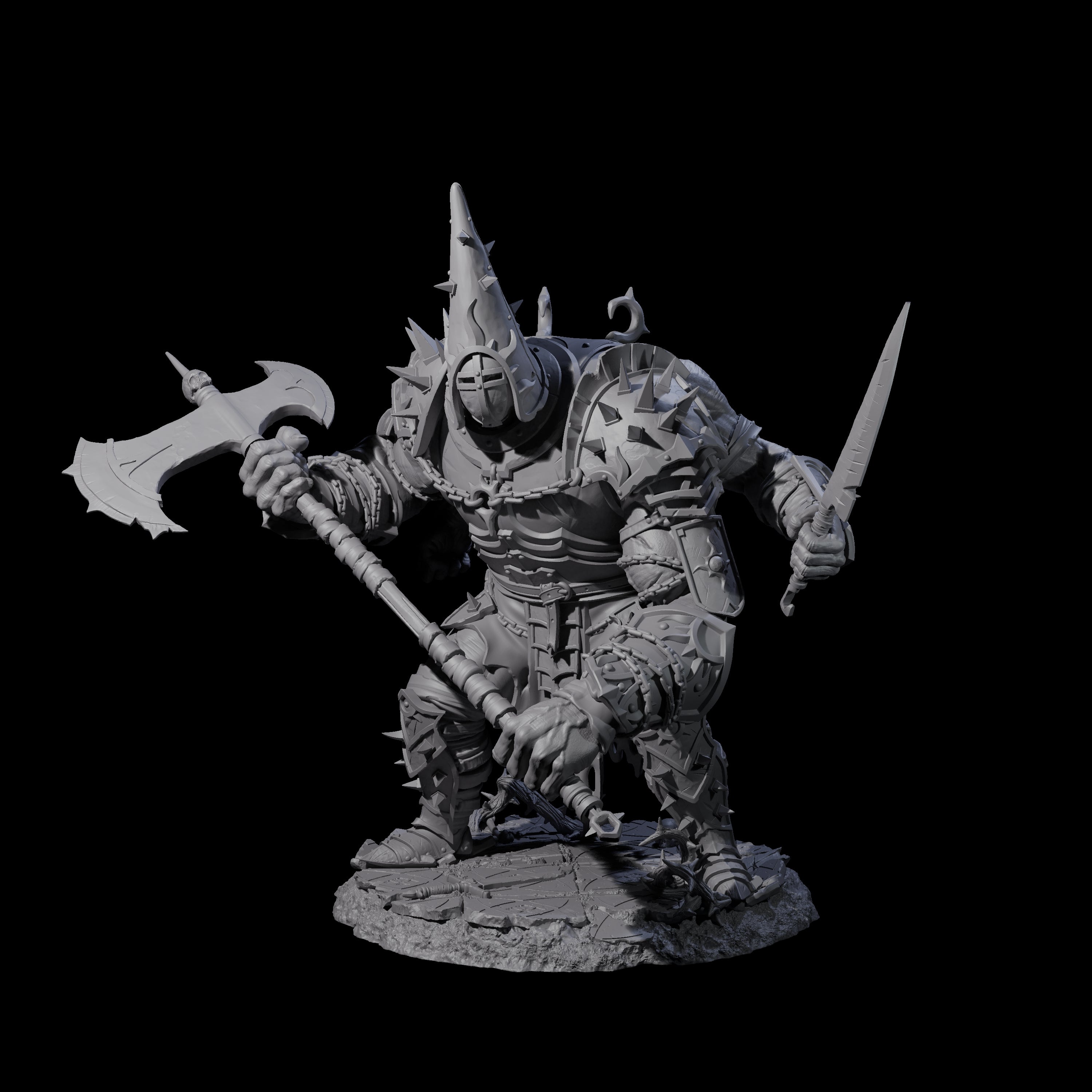 Smashing Helmed Horror A Miniature for Dungeons and Dragons, Pathfinder or other TTRPGs