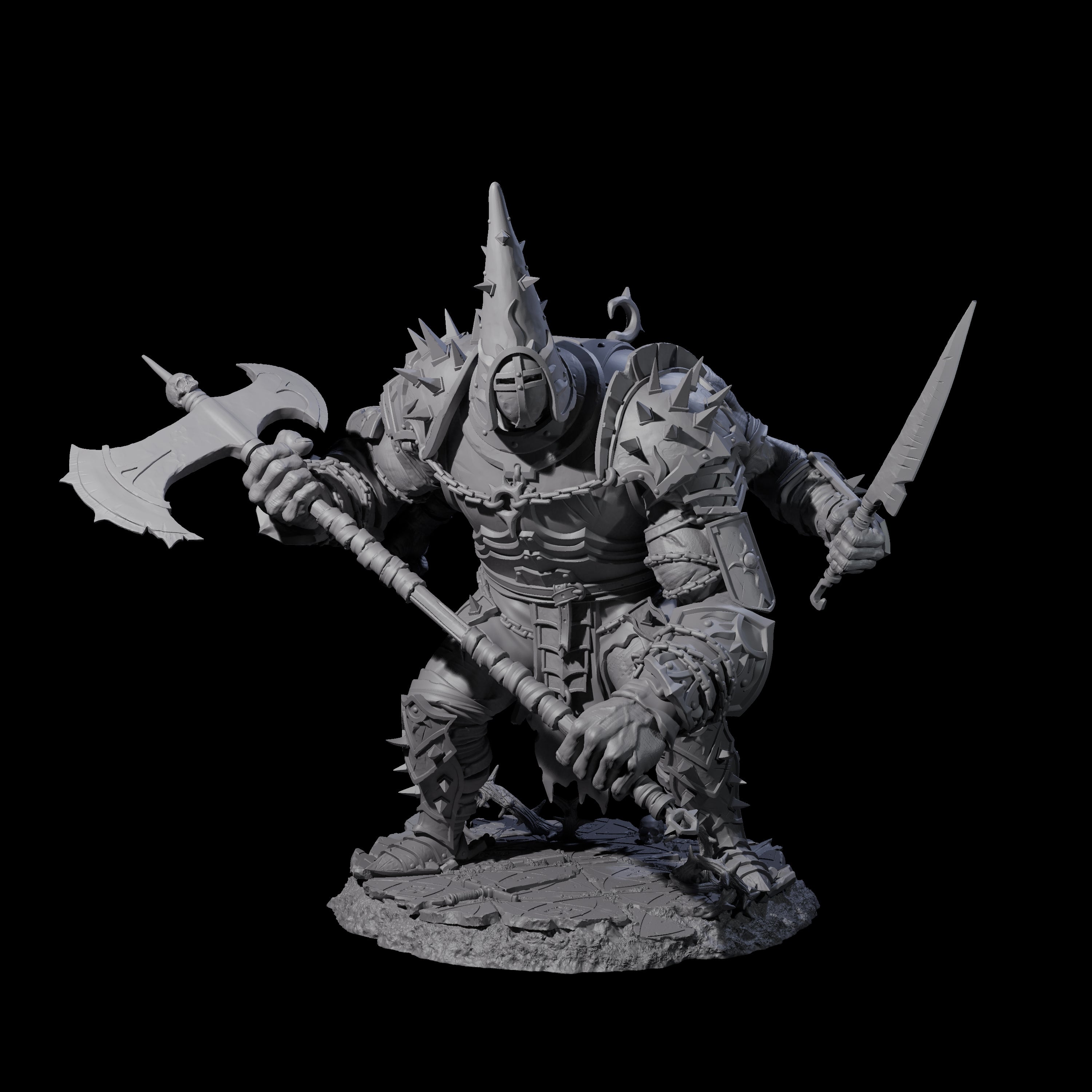 Smashing Helmed Horror A Miniature for Dungeons and Dragons, Pathfinder or other TTRPGs