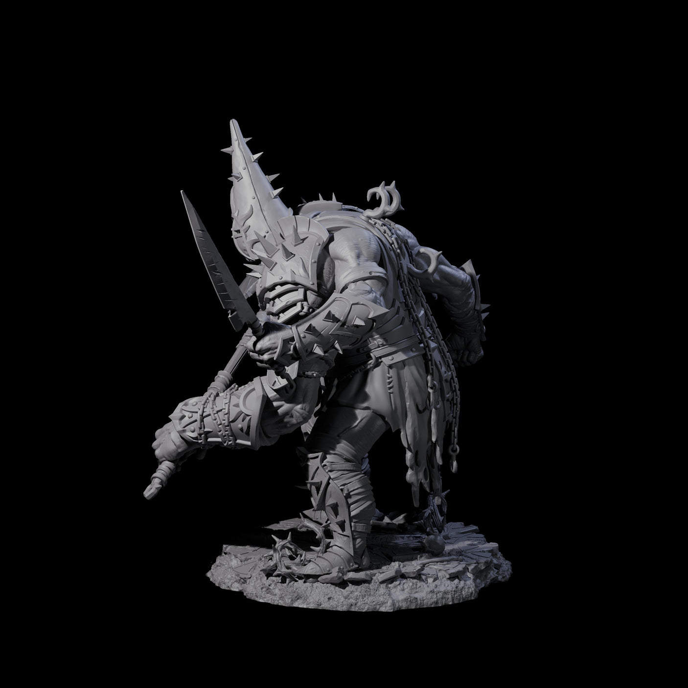 Smashing Helmed Horror A Miniature for Dungeons and Dragons, Pathfinder or other TTRPGs