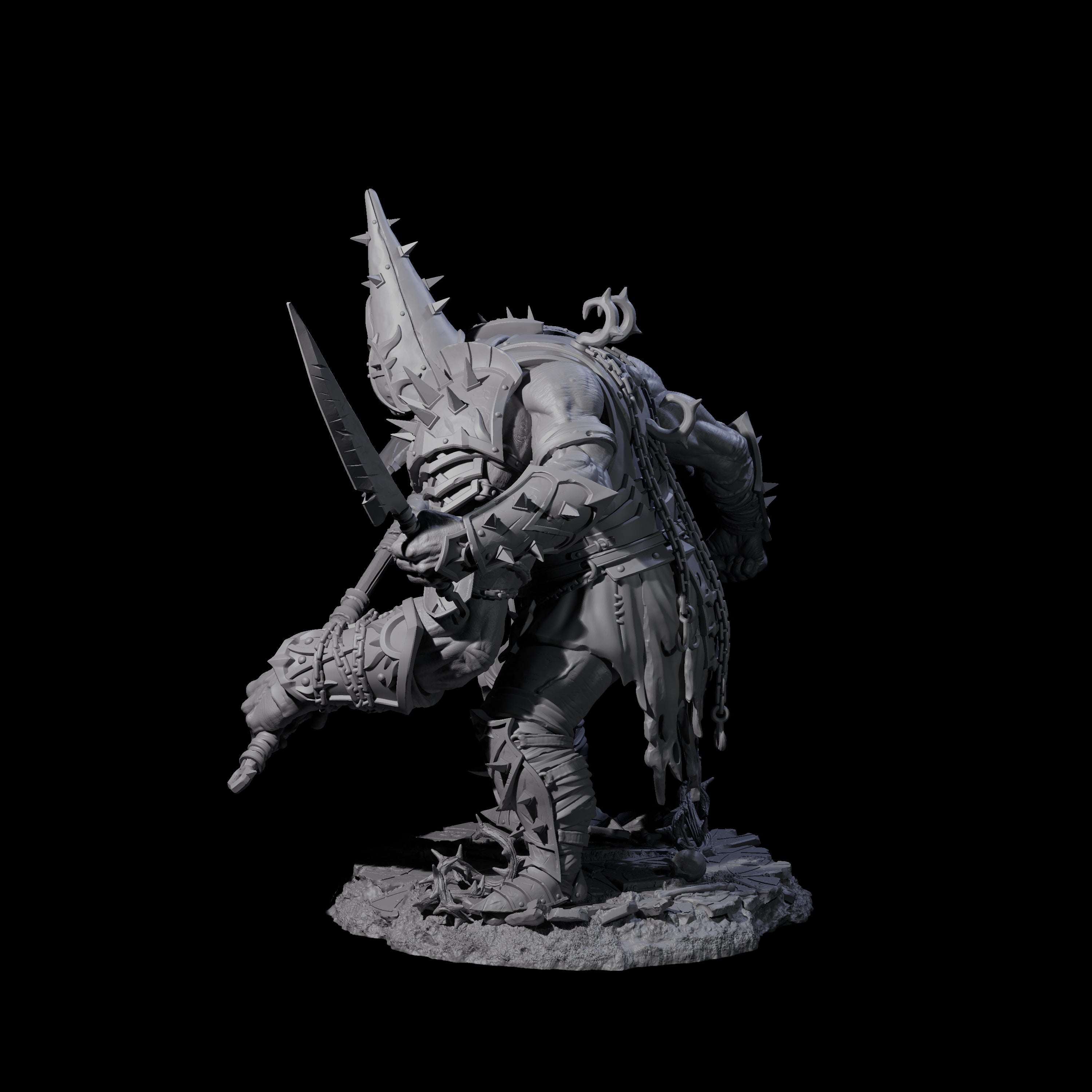 Smashing Helmed Horror A Miniature for Dungeons and Dragons, Pathfinder or other TTRPGs