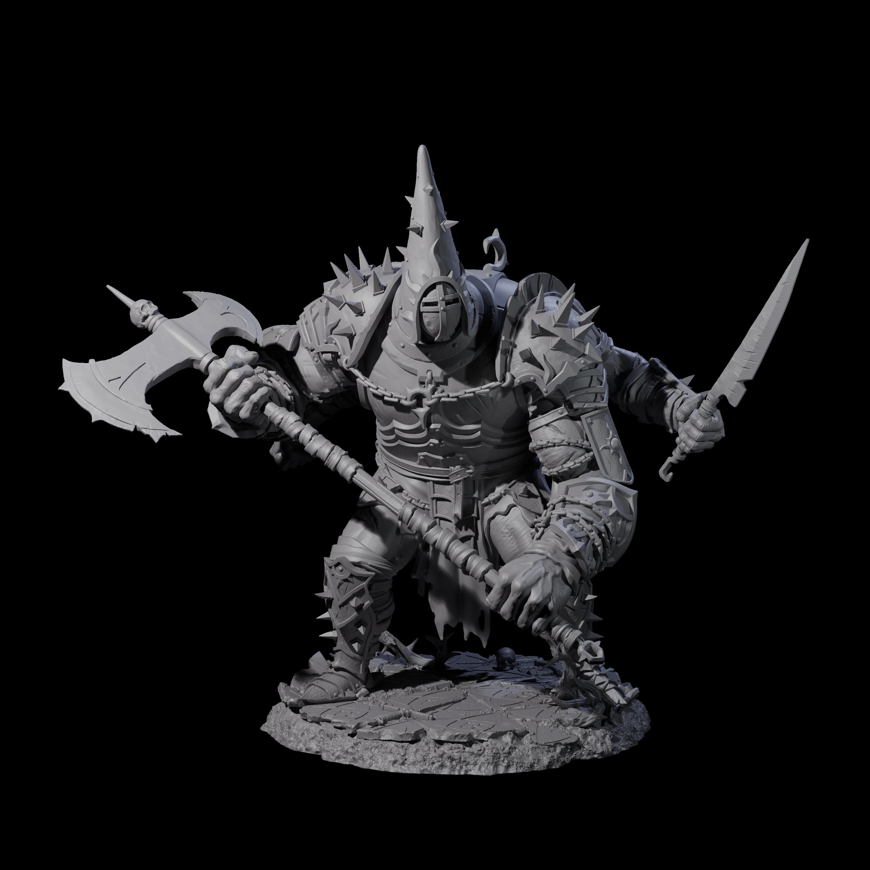 Smashing Helmed Horror A Miniature for Dungeons and Dragons, Pathfinder or other TTRPGs